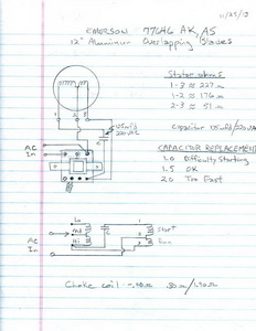 Fan Wiring Diagrams, etc.